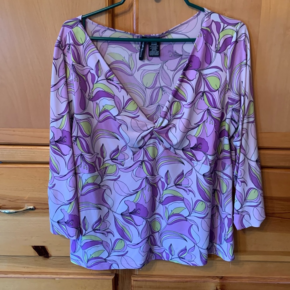 Vintage mixit stretch shirt.  1X